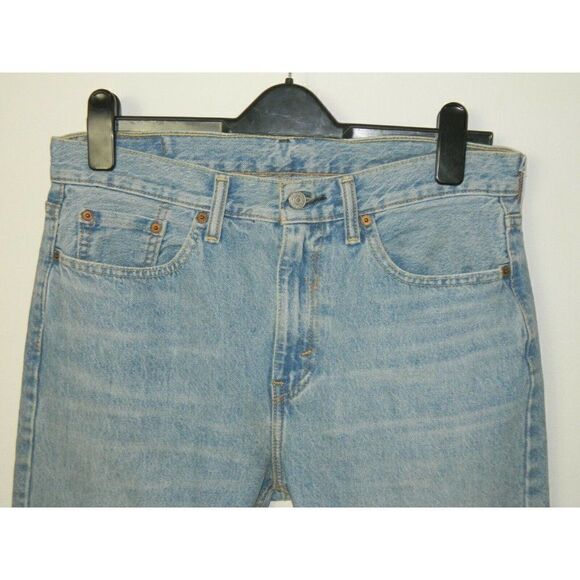 Levi's 510 Jeans Light Wash Distressed Frayed Hem Jeans Size W 32 L 30 - Picture 3 of 11